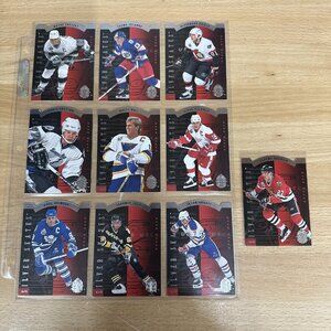 1993-94 Upper Deck Silver Skates Retail Complete Set (10) Gretzky Hull Jagr